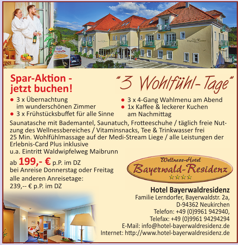 Hotel Bayerwaldresidenz Hotel Bayerwaldresidenz