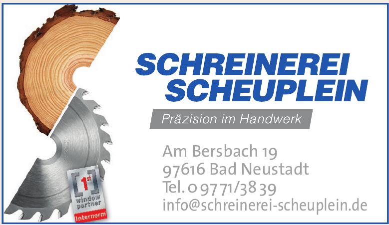 Schreinerei Scheuplein Schreinerei Scheuplein