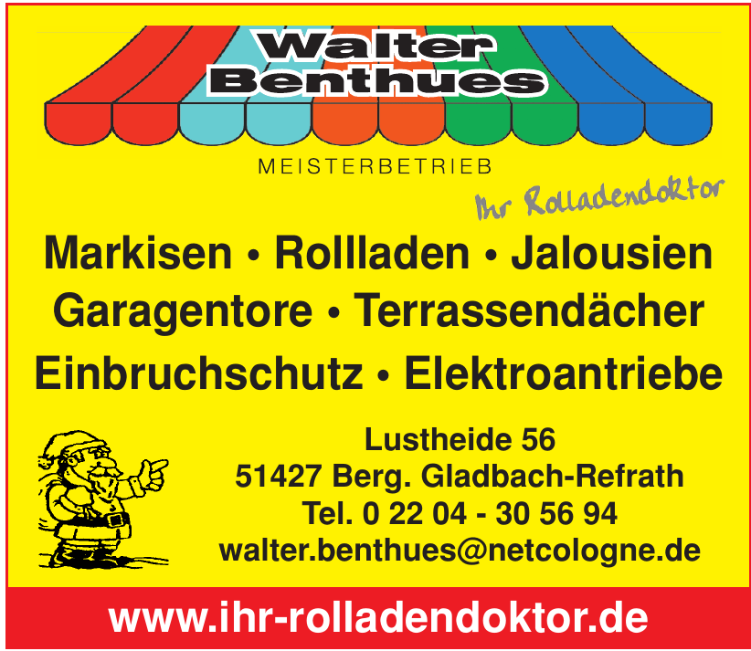 Walter Benthues Meisterbetrieb Walter Benthues Meisterbetrieb
