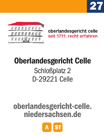 Oberlandesgericht Celle Oberlandesgericht Celle