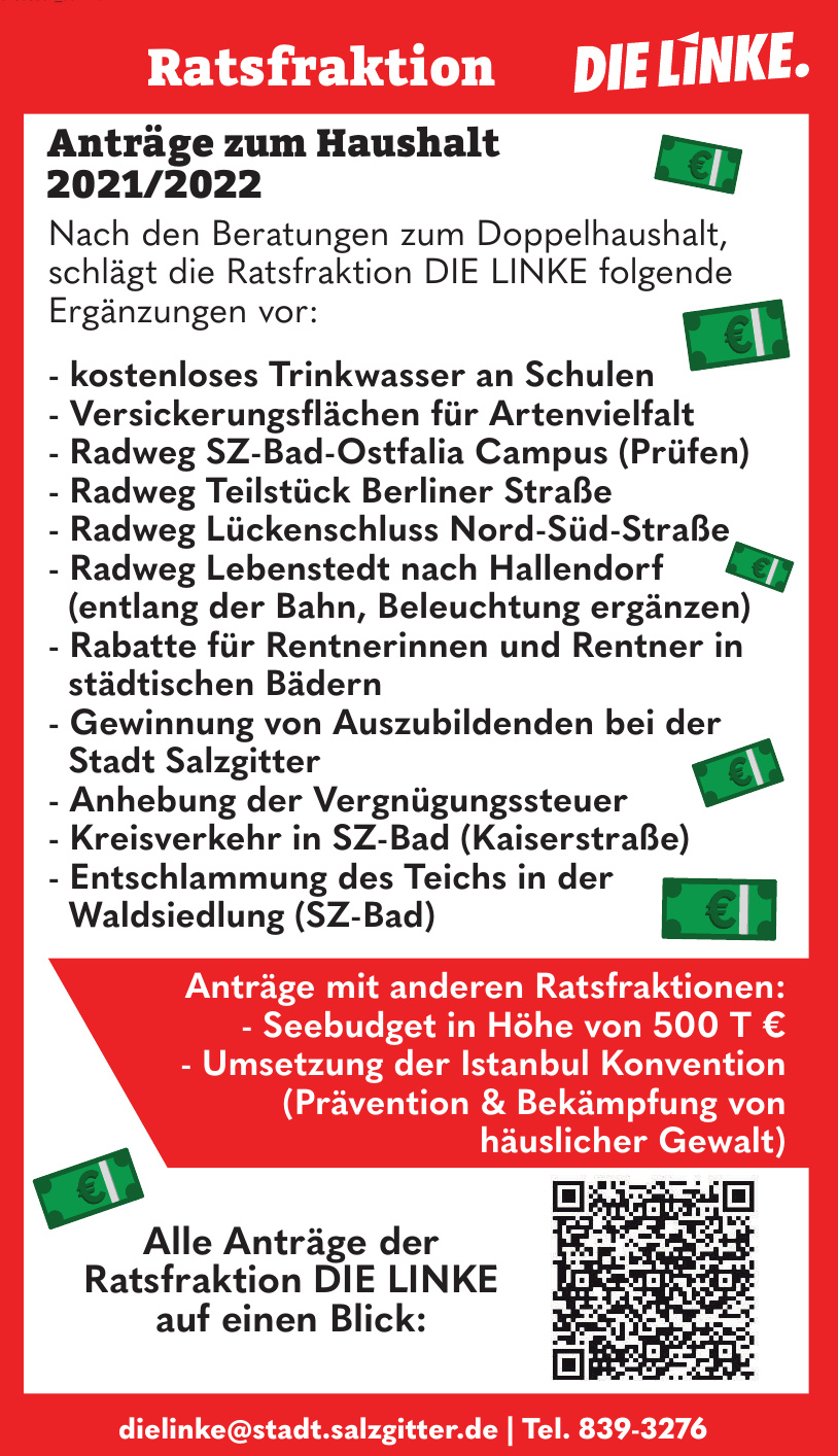 Ratsfraktion Die Linke Salzgitter Ratsfraktion Die Linke Salzgitter