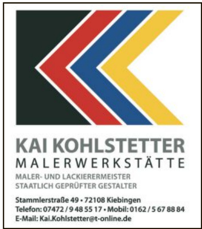 Kai Kohlstetter Malerwerkstätte