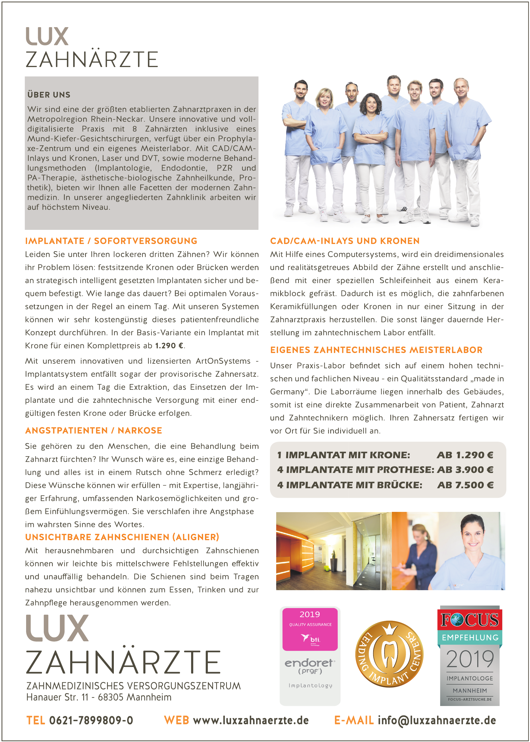 Lux Zahnärzte GmbH Lux Zahnärzte GmbH