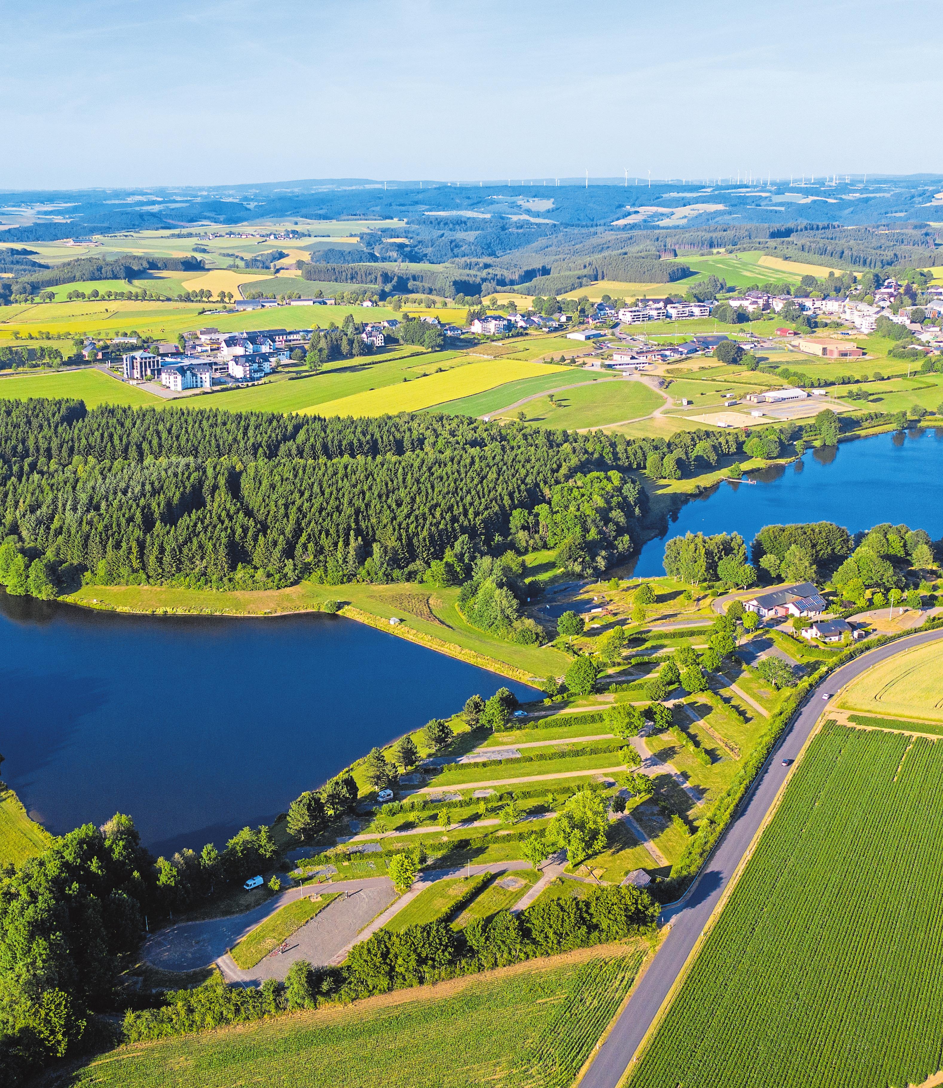 Die Seen in Weiswampach bieten eine entspannte Erfrischung.