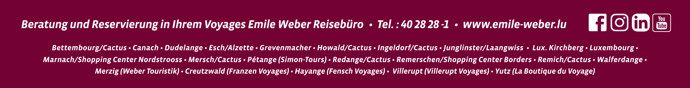 Reisebüro Emile Weber Reisebüro Emile Weber