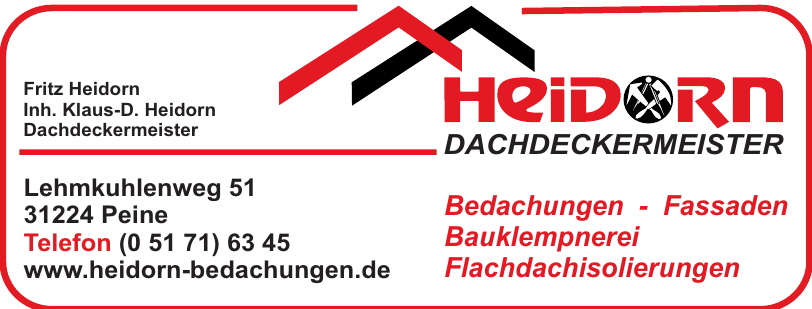 Heidorn Bedachungen Heidorn Bedachungen