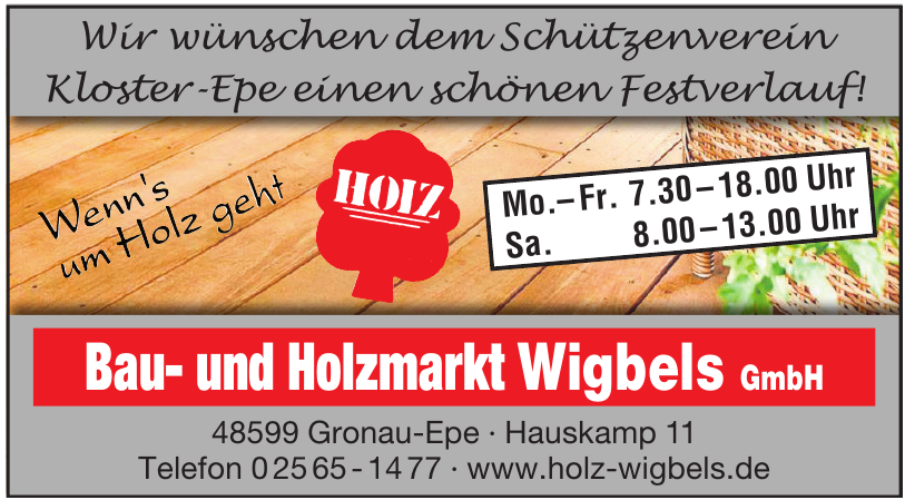 Bau- und Holzmarkt Wigbels GmbH Bau- und Holzmarkt Wigbels GmbH