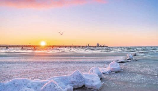 Winter am Meer – bezaubernde Farben inklusive. Winter am Meer – bezaubernde Farben inklusive.