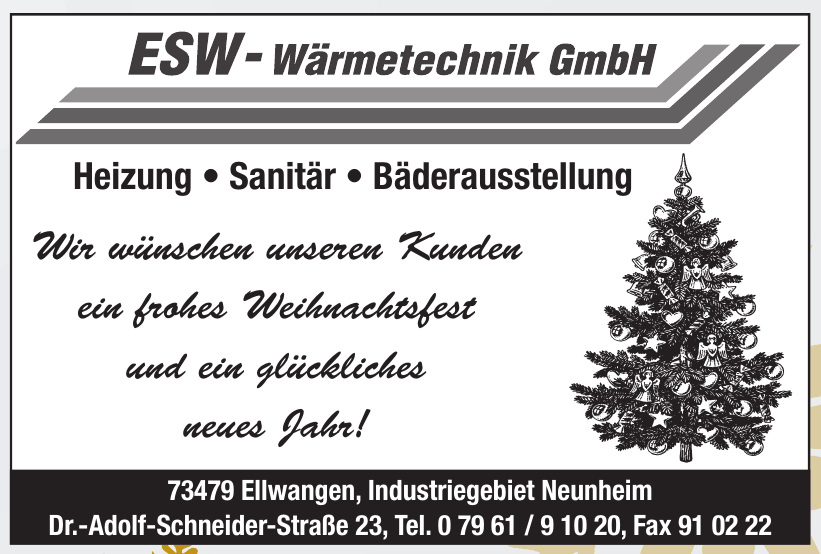 ESW Wärmetechnik GmbH ESW Wärmetechnik GmbH