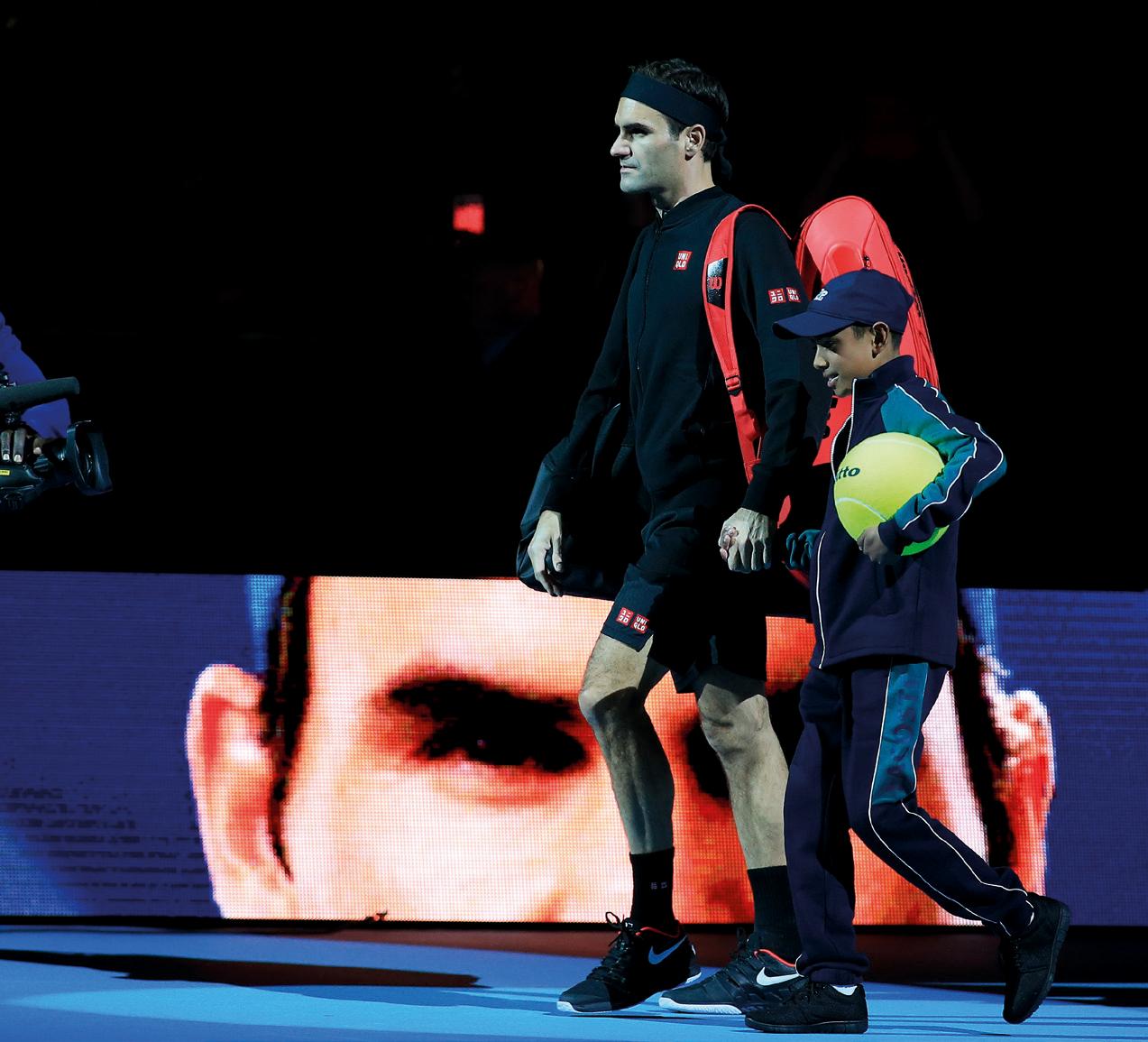 War das der letzte Auftritt von Roger Federer bei den ATP Finals? Foto: Jürgen Hasenkopf
