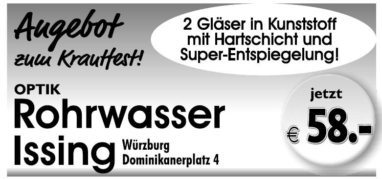 Optik Rohrwasser Issing Optik Rohrwasser Issing