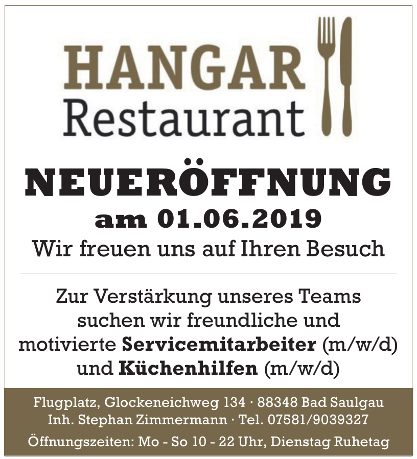 Hangar Restaurant Hangar Restaurant