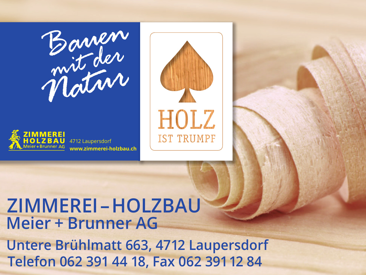 ZIMMEREI–HOLZBAU Meier + Brunner AG