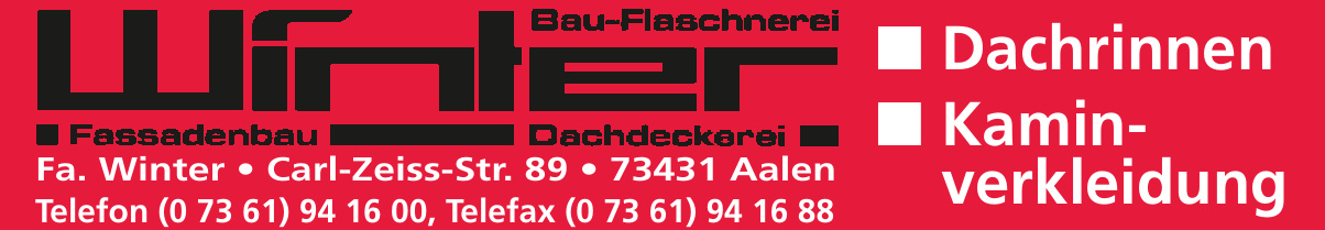 Fa. Winter Bau-Flaschnerei Fa. Winter Bau-Flaschnerei