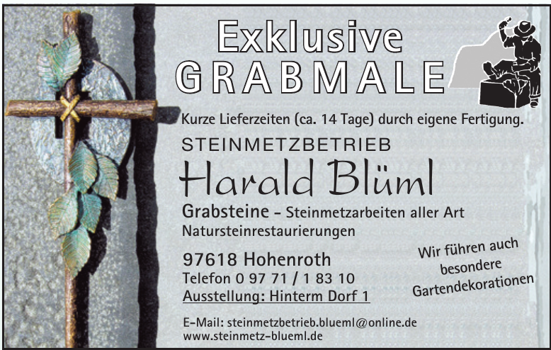 Harald Blüml Steinmetzbetrieb Harald Blüml Steinmetzbetrieb