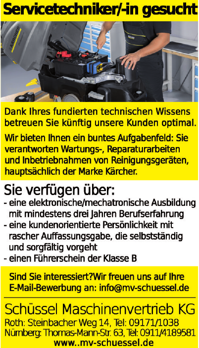 Schüssel Maschinenvetrieb KG Schüssel Maschinenvetrieb KG