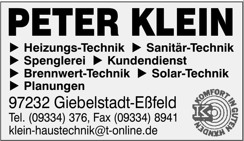 Peter Klein Peter Klein
