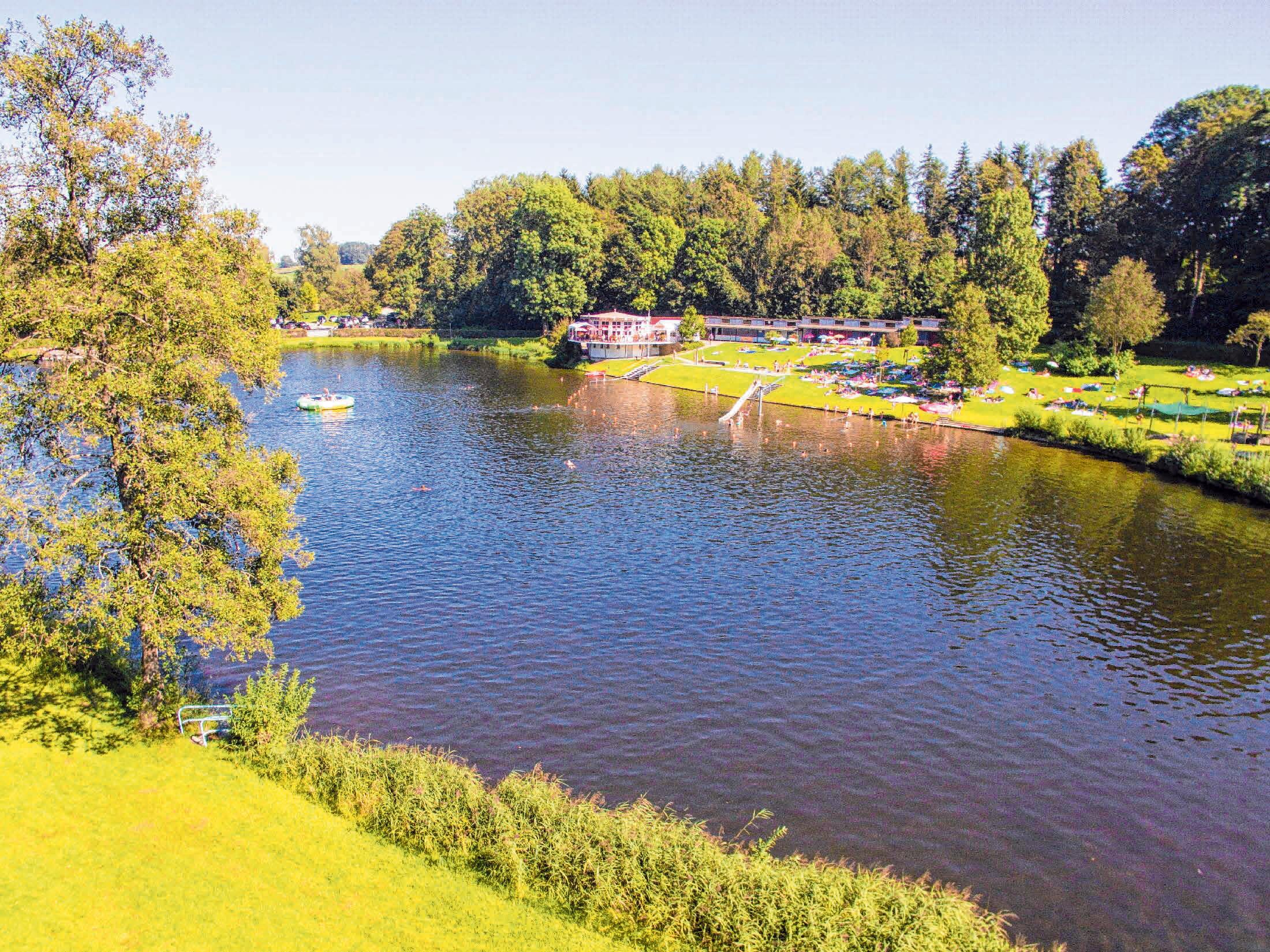Das Naturfreibad Ziegelweiher FOTO: PRIVAT/STADT Das Naturfreibad Ziegelweiher FOTO: PRIVAT/STADT