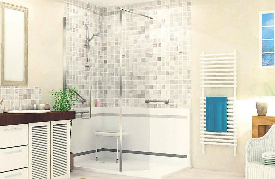 Gieske Baderaumsysteme hat die perfekte Lösung: In nur einem Tag zum barrierefreien Bad. Gieske Baderaumsysteme hat die perfekte Lösung: In nur einem Tag zum barrierefreien Bad.