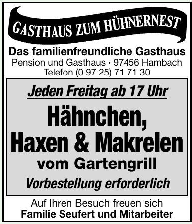 Gasthaus Zum Hühnernest Gasthaus Zum Hühnernest