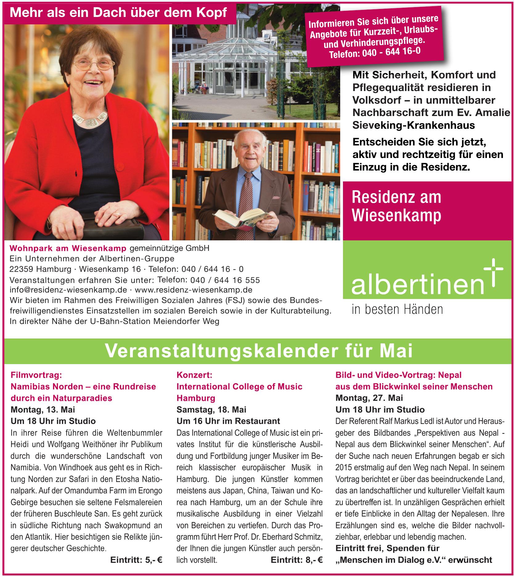 Wohnpark am Wiesenkamp gemeinnützige GmbH Wohnpark am Wiesenkamp gemeinnützige GmbH