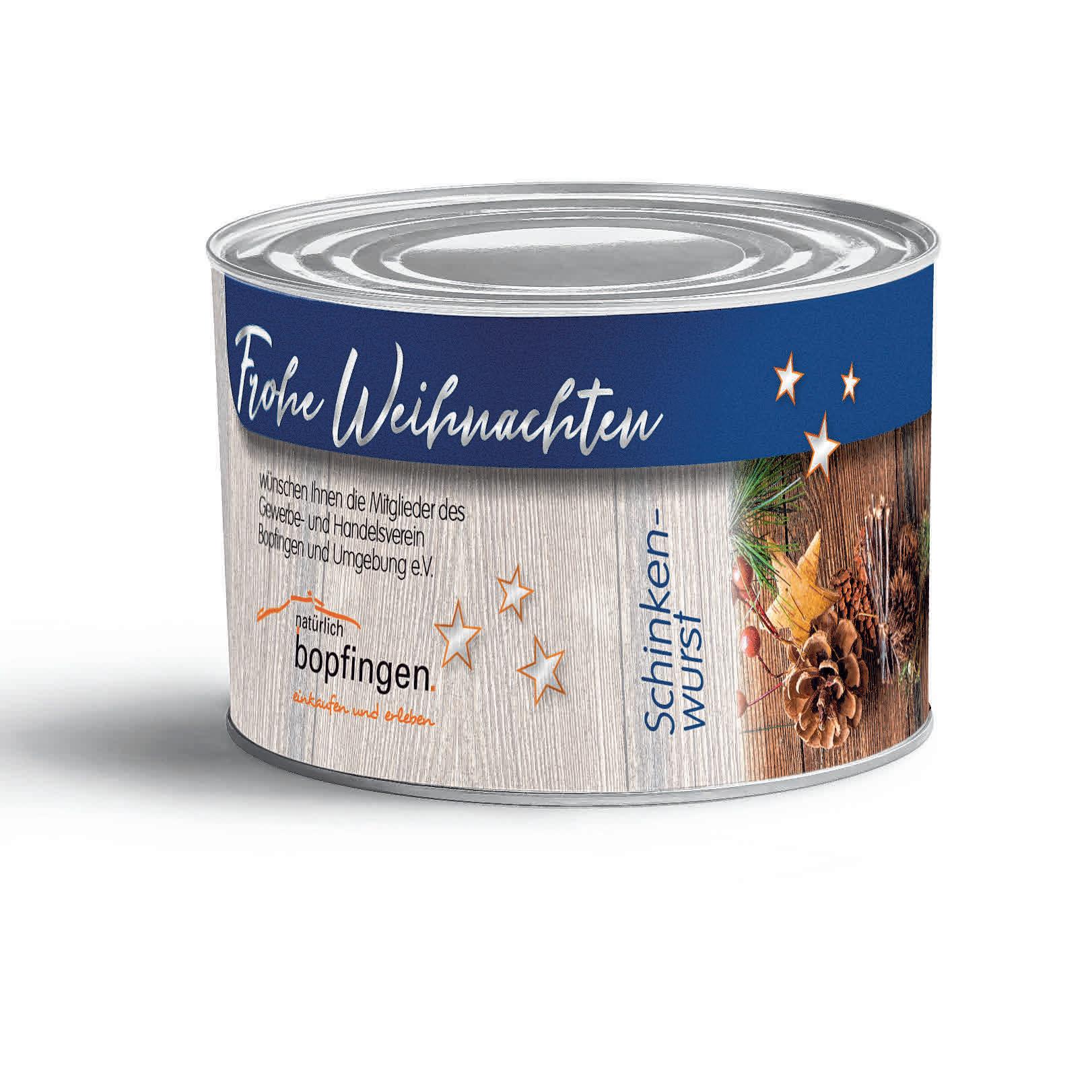 In teilnehmenden Geschäften erhalten Kunden eine kleine Aufmerksamkeit in Form einer Wurstdose. In teilnehmenden Geschäften erhalten Kunden eine kleine Aufmerksamkeit in Form einer Wurstdose.