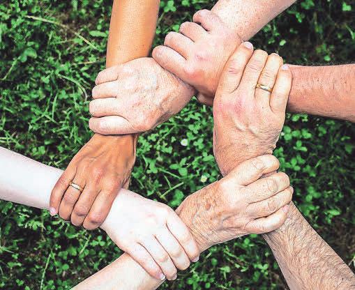 Guter Zusammenhalt gibt ein Gefühl von Sicherheit. Foto: Pixabay.com Guter Zusammenhalt gibt ein Gefühl von Sicherheit. Foto: Pixabay.com