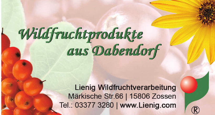 Lienig Wildfrucht-Verarbeitung GmbH Lienig Wildfrucht-Verarbeitung GmbH