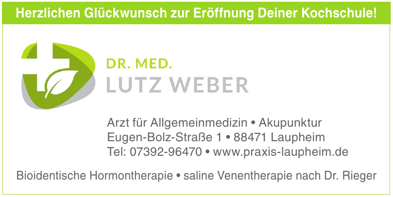 Dr. MED. Lutz Weber Dr. MED. Lutz Weber