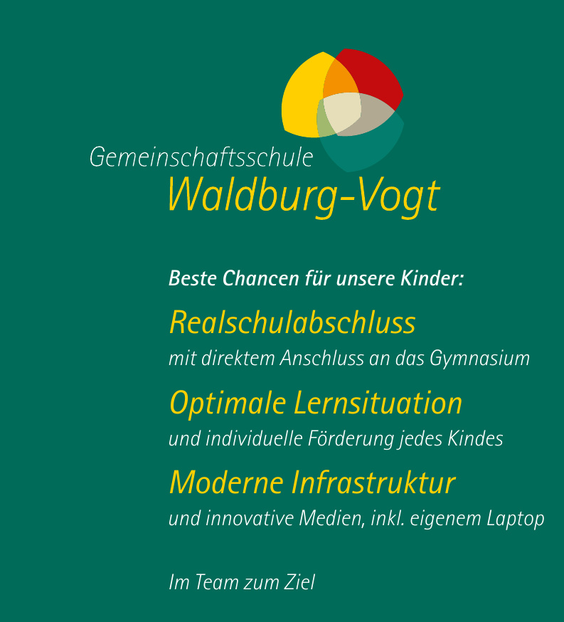 Gemeinschaftsschule Waldburg-Vogt Gemeinschaftsschule Waldburg-Vogt