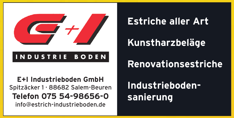 E+I Industrieboden GmbH E+I Industrieboden GmbH
