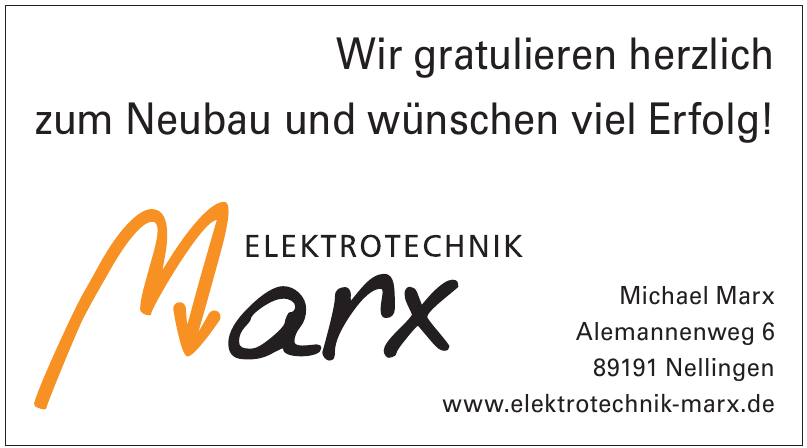 Elektrotechnik Marx Elektrotechnik Marx