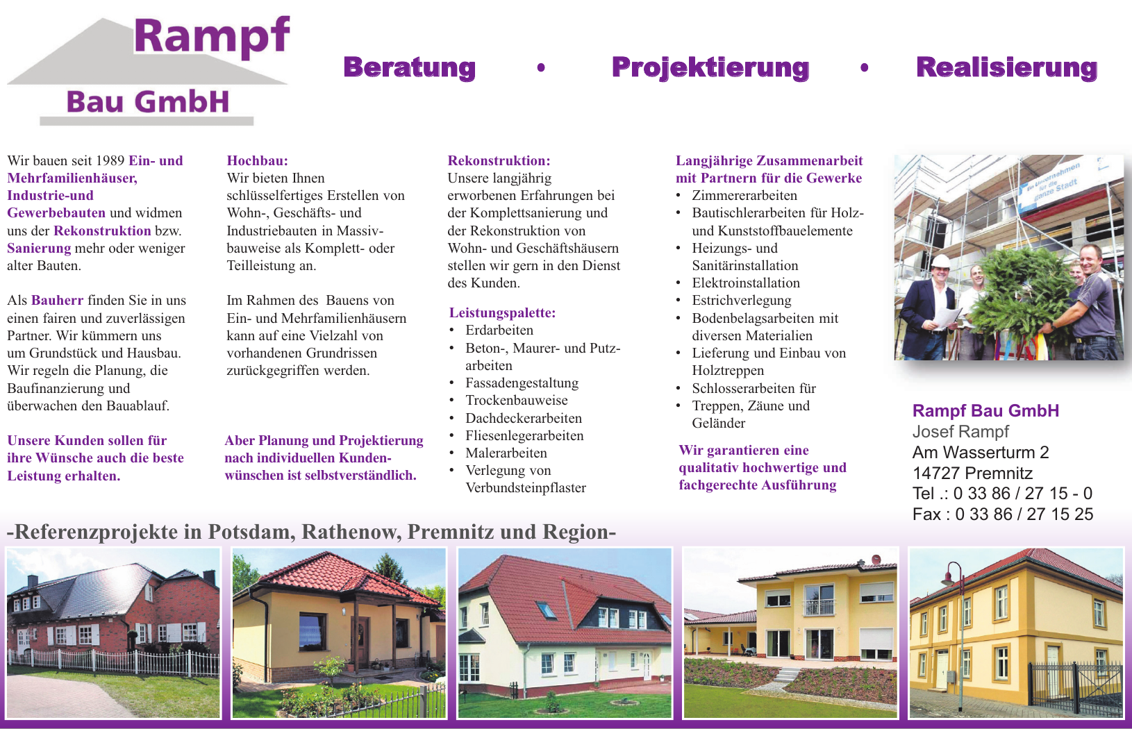 Rampf Bau GmbH Rampf Bau GmbH