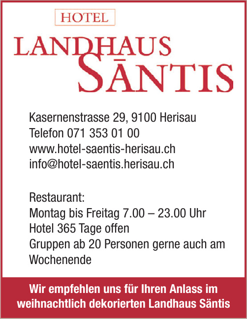 Hotel Landhaus Santis