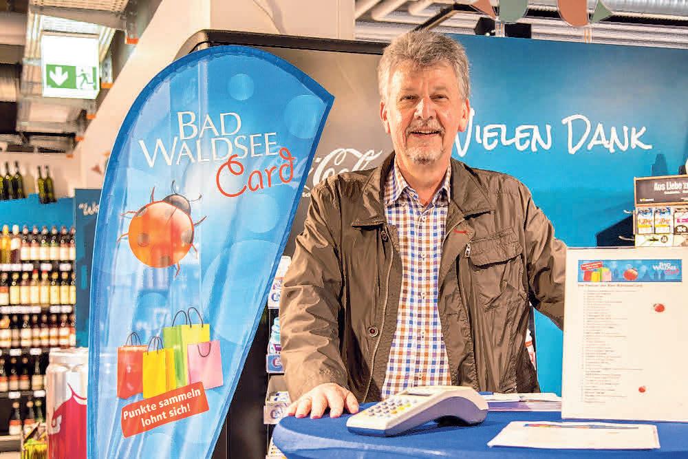 Josef Traub, Vorstand der Bad WaldseeCard eG. FOTO: OH Josef Traub, Vorstand der Bad WaldseeCard eG. FOTO: OH