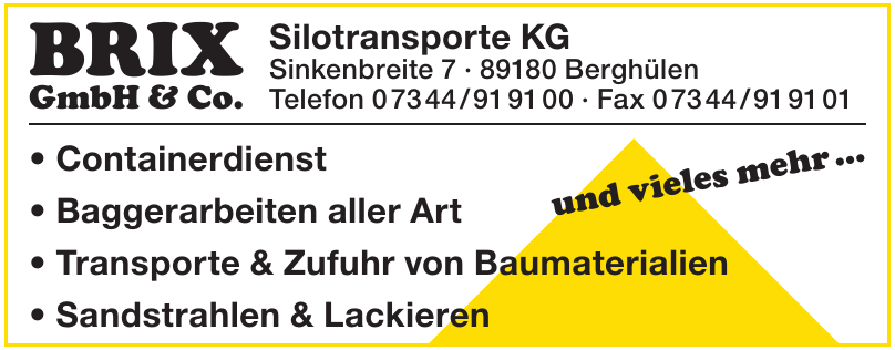 GmbH & Co. Silotransporte KG GmbH & Co. Silotransporte KG