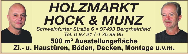 Holzmarkt Hock & Munz Holzmarkt Hock & Munz