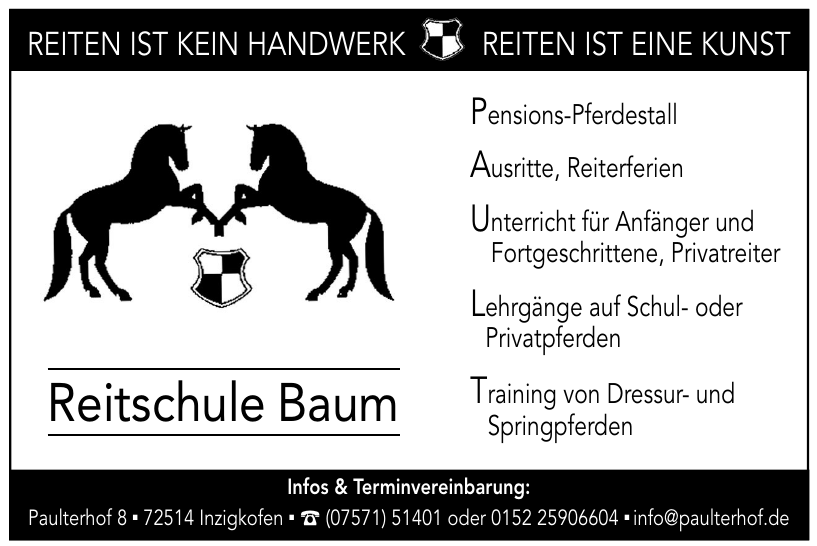 Reitschule Baum Reitschule Baum