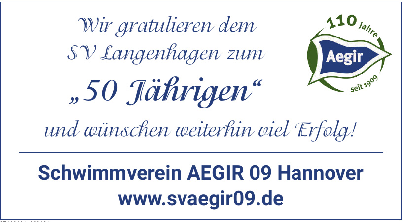 Schwimmverein Aegir von 1909 Hannover-Ricklingen e. V.