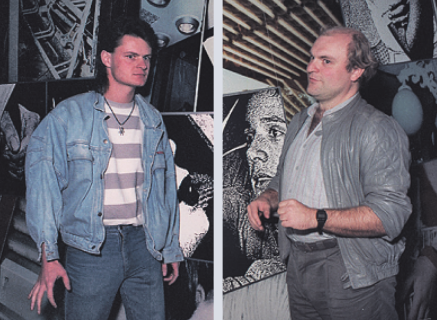 Stefan Worring (l.) und Wolfgang Zurborn im Jahr 1987 Stefan Worring (l.) und Wolfgang Zurborn im Jahr 1987