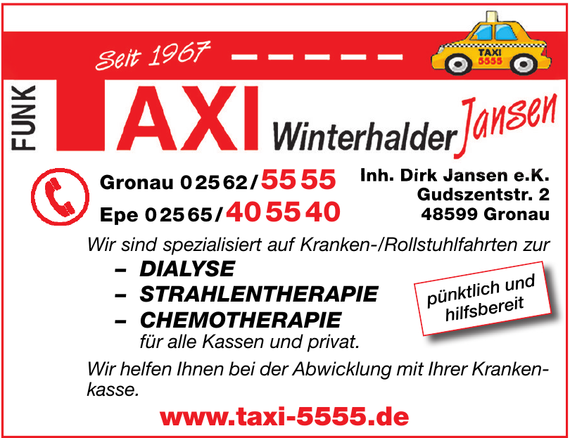 Taxi Winterhalder Jansen Taxi Winterhalder Jansen