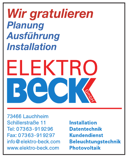 Elektro Beck GmbH Elektro Beck GmbH