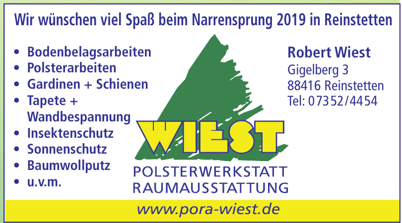 Robert Wiest Raumausstattung Robert Wiest Raumausstattung