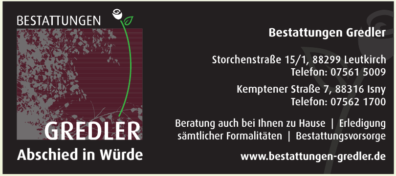 Bestattungen Gredler Bestattungen Gredler