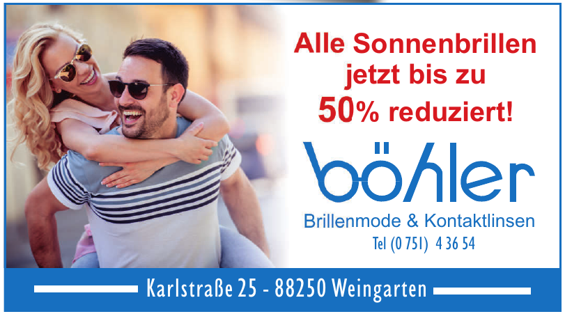 Böhler Brillenmode & Kontaktlinsen Böhler Brillenmode & Kontaktlinsen