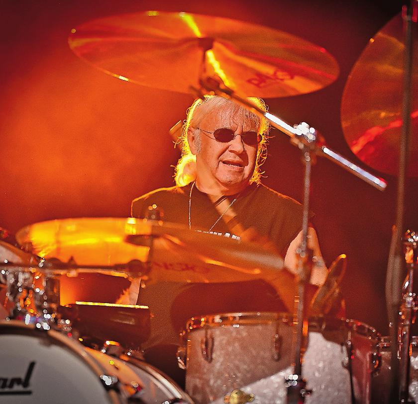 Schlagzeuglegende: Ian Paice. FOTO: POPPECK/FREI Schlagzeuglegende: Ian Paice. FOTO: POPPECK/FREI
