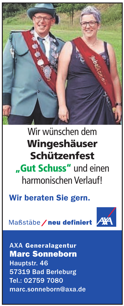 AXA Hauptvertretung - Marc Sonneborn AXA Hauptvertretung - Marc Sonneborn
