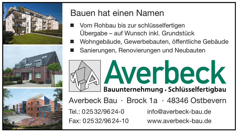 Averbeck Bau GmbH & Co.KG Averbeck Bau GmbH & Co.KG