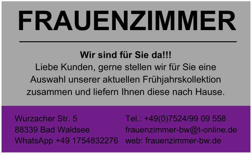 Frauenzimmer Frauenzimmer