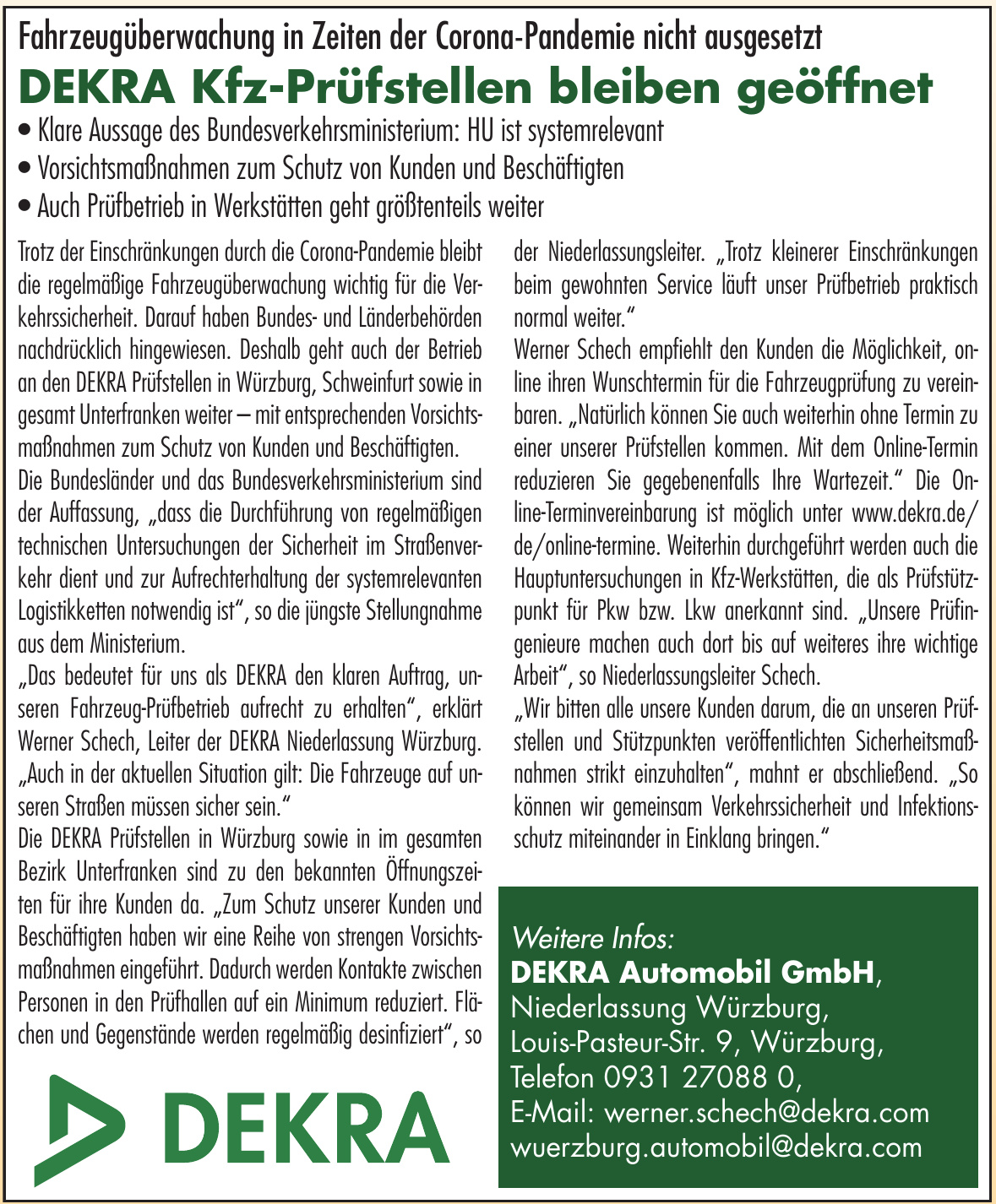 DEKRA Automobil GmbH DEKRA Automobil GmbH